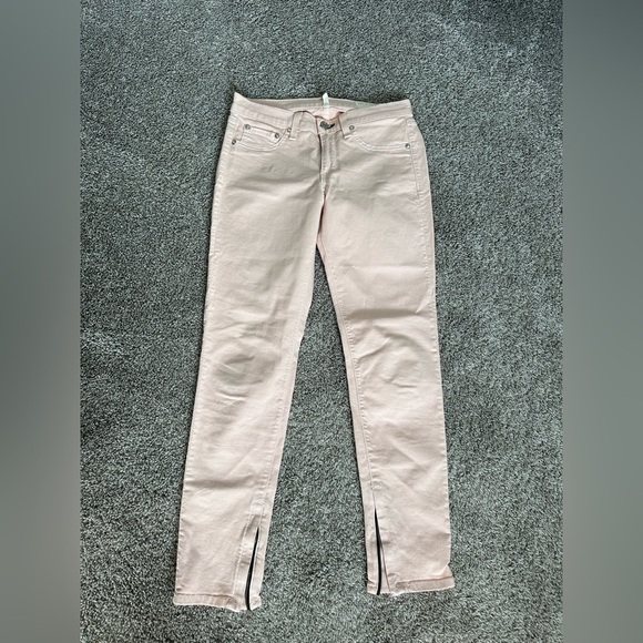 rag & bone Women's Jeans in Light Pink - Picture 10 of 10